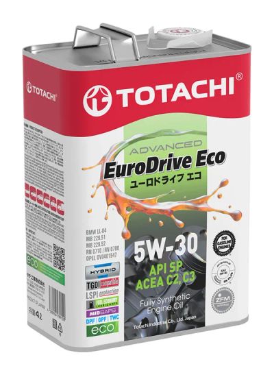 Лот: 23510807. Фото: 1. Масло моторное Totachi 5W-30 Eurodrive... Масла, жидкости