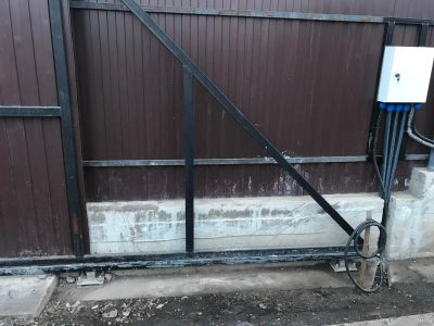 Лот: 13662259. Фото: 1. Нужно установить автоматику для... Ворота, заборы, шлагбаумы