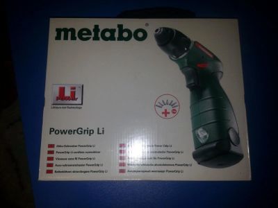 Лот: 4022590. Фото: 1. Шуруповерт Metabo powerGrip Li... Электроинструмент