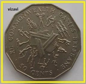 Лот: 17017169. Фото: 1. Австралия 50 центов 1982. XII... Австралия и Океания