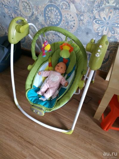 Лот: 13394798. Фото: 1. Электронные качели 2в1 Babyton. Ходунки, прыгунки, качели