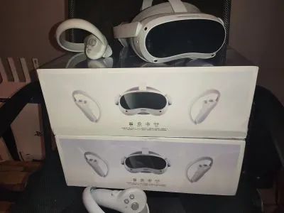 Лот: 19643497. Фото: 1. Pico 4 (128 гб) Очки VR, Новый... Игры для консолей
