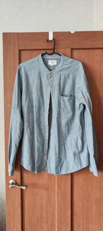 Лот: 25518693. Фото: 1. Рубашка мужская Pull&Bear, размер... Рубашки, водолазки