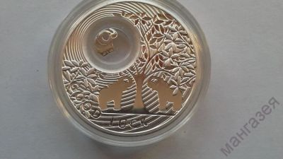 Лот: 14169160. Фото: 1. Ниуэ 1 доллар 2011г. Слоник. монеты... Америка