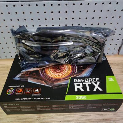 Лот: 18373293. Фото: 1. Видеокарта Gigabyte RTX3080 GV-N3080Gaming... Видеокарты