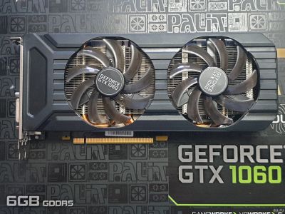 Лот: 17589208. Фото: 1. Видеокарта Nvidia GTX 1060 6GB... Видеокарты
