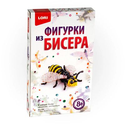 Лот: 16273322. Фото: 1. Фигурки из бисера "Пчёлка Жужа... Фигурки, статуэтки