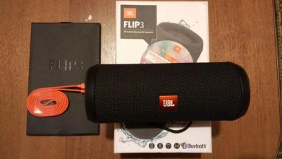 Лот: 11193621. Фото: 1. Портативная колонка JBL Flip 3... Портативные, беспроводные колонки