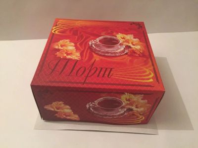 Лот: 8853345. Фото: 1. Коробка для торта 25 см. Другое (посуда, кухонная утварь)