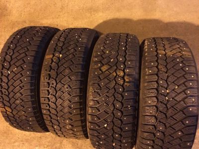 Лот: 4821440. Фото: 1. Continental 185/60 r14 contiicecontactBD. Шины