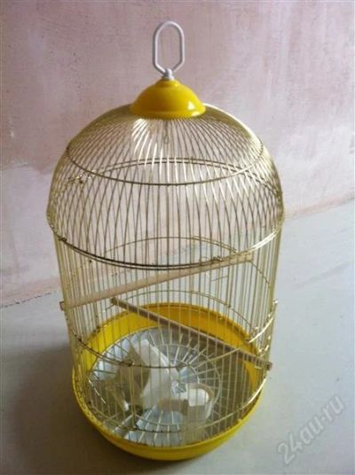 Лот: 2077616. Фото: 1. Клетка для птиц. Домики, переноски, клетки, когтеточки