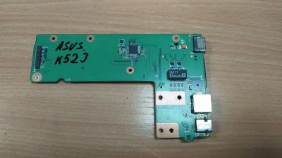 Лот: 10622176. Фото: 1. Плата с USB, разъем питания, LAN... Платы расширения, контроллеры, доп. порты