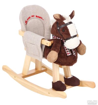 Лот: 10266389. Фото: 1. Качалка-игрушка Leader Kids Ослик... Ходунки, прыгунки, качели