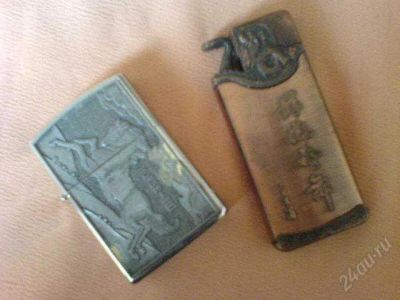 Лот: 1959991. Фото: 1. зажигалки 2 шт. Другое (коллекционирование, моделизм)