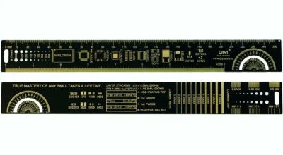 Лот: 19189224. Фото: 1. Линейка радиолюбителя PCB Ruler... Ручной инструмент