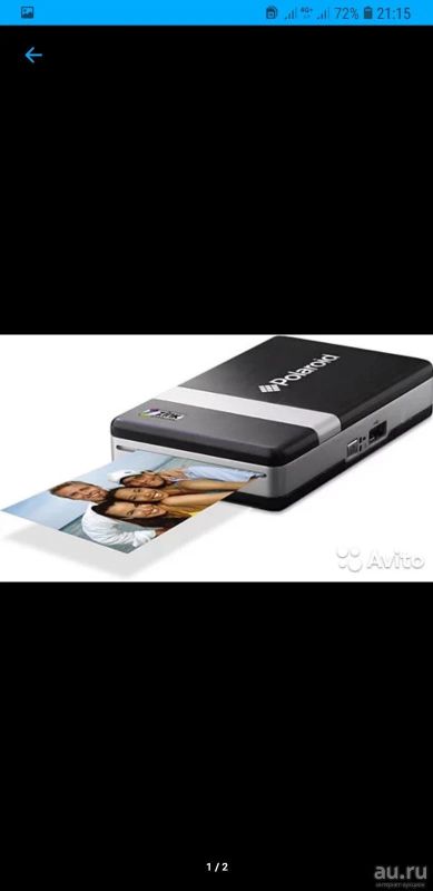 Лот: 13686775. Фото: 1. Polaroid мини-фотопринтер. Цифровые компактные