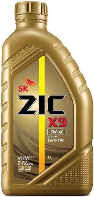 Лот: 14492845. Фото: 1. ZIC X9 5W-40 синт 1L (Масло моторное... Масла, жидкости