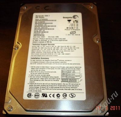 Лот: 720228. Фото: 1. Жесткий диск (HDD IDE 200 Gb). Жёсткие диски (HDD)
