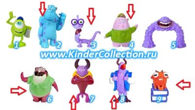 Лот: 2984494. Фото: 1. Киндер Университет монстров 2013. Игрушки