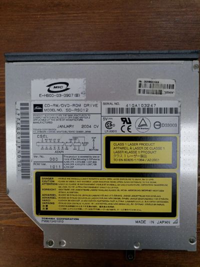 Лот: 18066883. Фото: 1. б/у дисковод привод sd-r9012 для... Приводы CD, DVD, BR, FDD