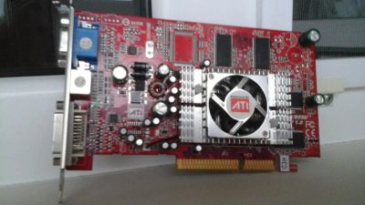 Лот: 10008565. Фото: 1. ATI Radeon 9550 128Mb AGP. Видеокарты