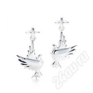 Лот: 193409. Фото: 1. Серьги Tiffany,серебро 925 пробы... Серьги, каффы