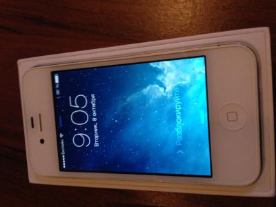 Лот: 3260324. Фото: 1. iPhone 4s 16GB белый simfree. Смартфоны