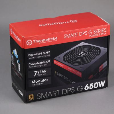 Лот: 19921488. Фото: 1. Блок питания ATX 650Вт Thermaltake... Корпуса, блоки питания