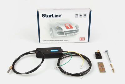 Лот: 3633581. Фото: 1. Замок капота Starline L10 электромеханический. Автомобильные сигнализации