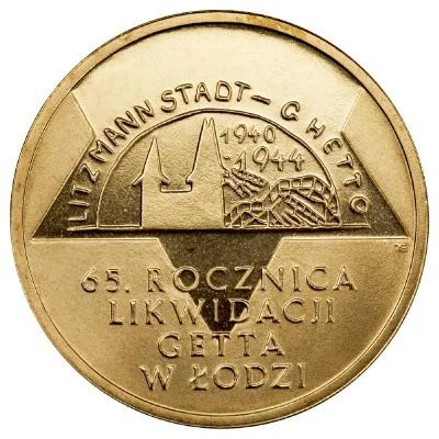 Лот: 5063920. Фото: 1. 2 злотых 2009 Польша, 65-я годовщина... Европа