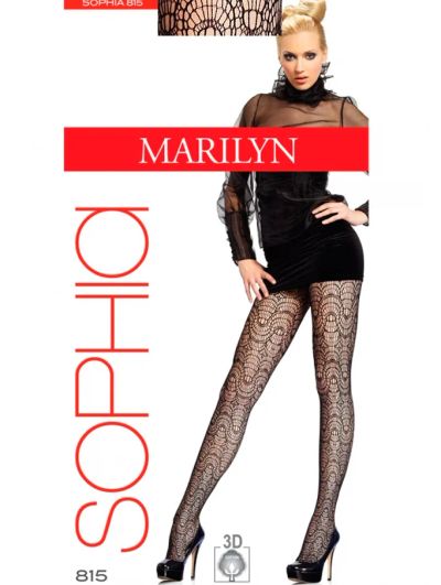 Лот: 8817812. Фото: 1. колготки marilyn 815 sophia nero... Колготки, чулки