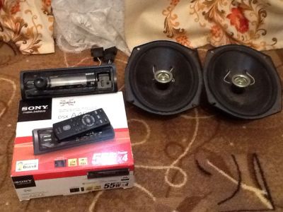 Лот: 4778083. Фото: 1. Магнитола Sony DSX-A40UE+ Блины... Автомагнитолы