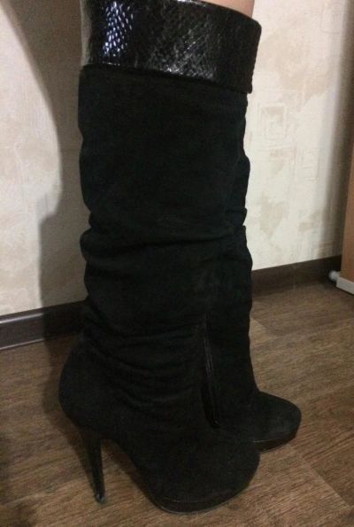 Лот: 10522356. Фото: 1. Сапоги зимние европейка. Сапоги
