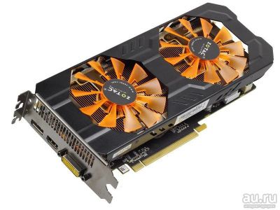 Лот: 13617349. Фото: 1. 2Gb PCI-E DDR5 ZOTAC GeForce GTX760... Видеокарты