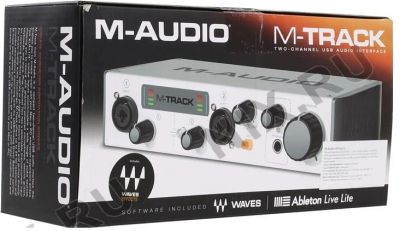 Лот: 8600015. Фото: 1. M-Audio MTrack II внешняя инструментальная... Звуковые карты