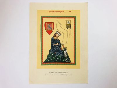 Лот: 23328309. Фото: 1. Иллюстрация. Манесский кодекс... Рисунки, эскизы
