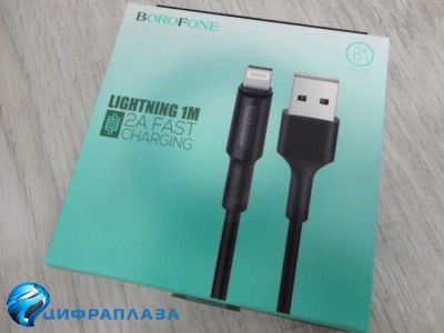 Лот: 16471439. Фото: 1. Кабель iPhone Lightning Borofone... Дата-кабели, переходники