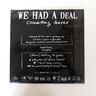 Лот: 16708110. Фото: 1. We Had A Deal ‎– Counting Leaves. Аудиозаписи