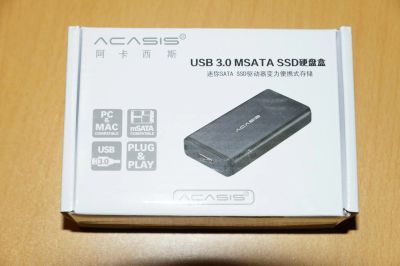 Лот: 7360671. Фото: 1. Корпус USB 3.0 (бокс) для mSATA... Шлейфы, кабели, переходники