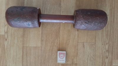 Лот: 13835749. Фото: 1. Гантель 10кг. Штанги, блины