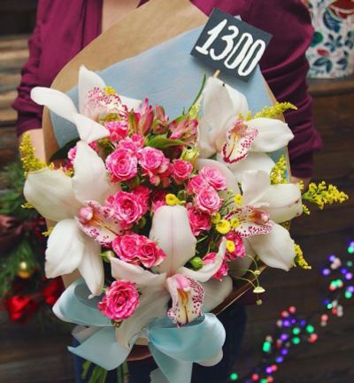 Лот: 7269833. Фото: 1. Сборный букет. Цветы на Щорса... Свежие цветы