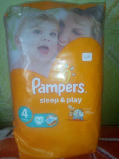 Лот: 10739077. Фото: 1. Pampers sleep & play 4 12шт 7-14... Детская гигиена