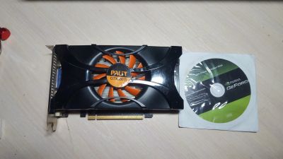 Лот: 15640139. Фото: 1. ВидиокартаGTX550TI 1GB DDR5 256bit. Видеокарты