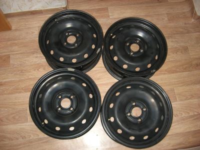 Лот: 9444159. Фото: 1. Штампованные диски R15 4x100. Диски