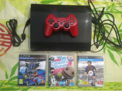 Лот: 10814654. Фото: 1. Sony PlayStation 3 super slim... Игровые приставки, консоли