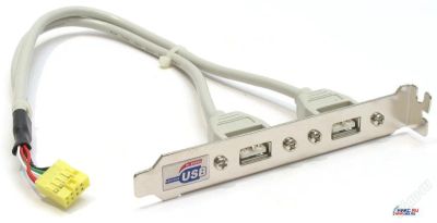 Лот: 60867. Фото: 1. Планка на заднюю панель USB 2хUSB. Другое (компьютеры, оргтехника, канцтовары)