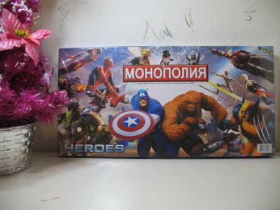 Лот: 8776482. Фото: 1. Игра Монополия - Супергерои -... Детские настольные игры