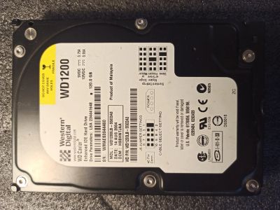 Лот: 21424827. Фото: 1. Жесткий диск IDE HDD Western Digital... Жёсткие диски