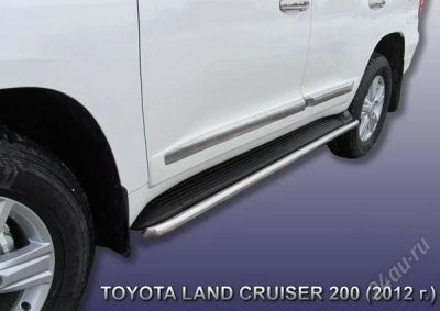 Лот: 5401322. Фото: 1. Защита штатного порога ф 42 Toyota... Другое (оснащение, оборудование, аксессуары)