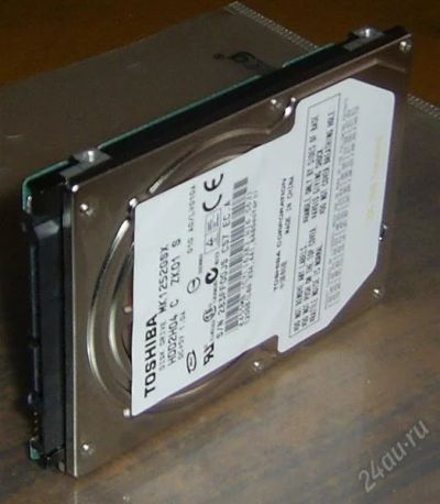 Лот: 2359721. Фото: 1. Винт 2.5 с рубля!!! toshiba mk1252gsx... Жёсткие диски (HDD)